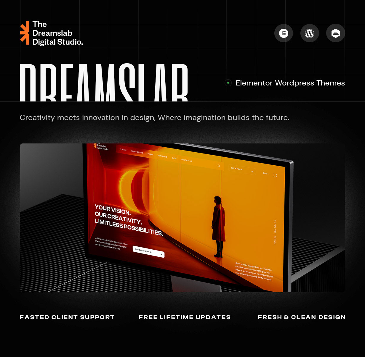 Dreamslab WordPress Theme | Creative Portfolio Template