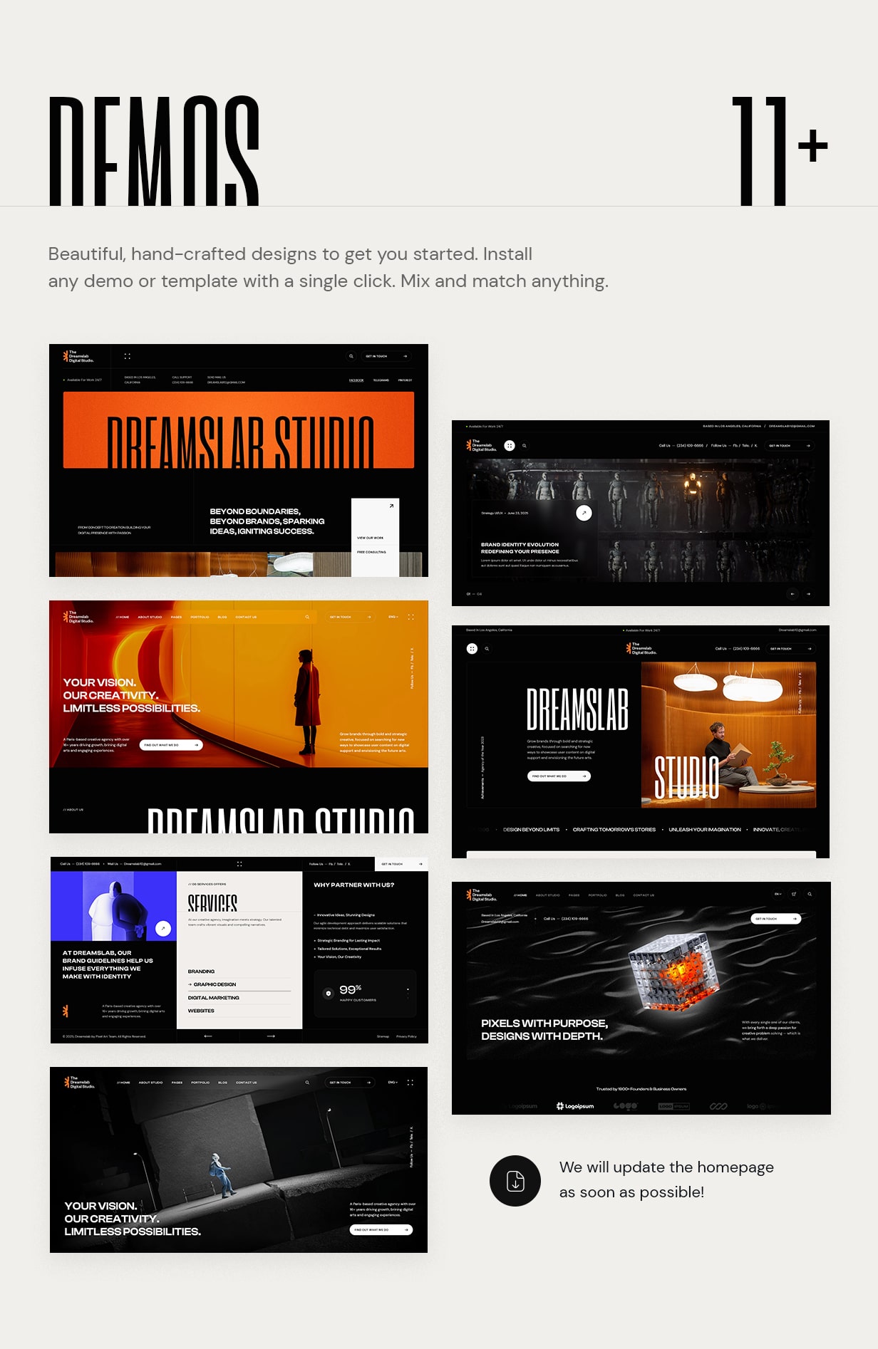 Dreamslab WordPress Theme | Creative Portfolio Template